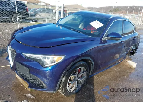 2019 Alfa Romeo Stelvio Ti Awd z USA, uszkodzony, nr VIN ZASPAKBN2K7C41155